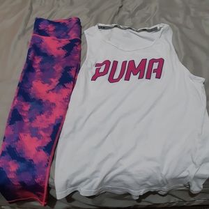 puma work out set